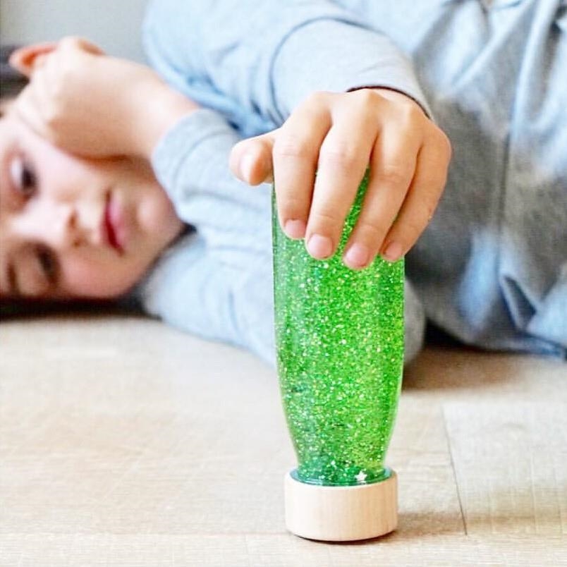 Botellas sensoriales Montessori | Juguetes ecológicos para bebés