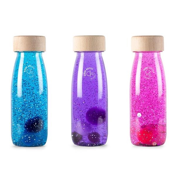 Botellas sensoriales Montessori | Juguetes ecológicos para bebés