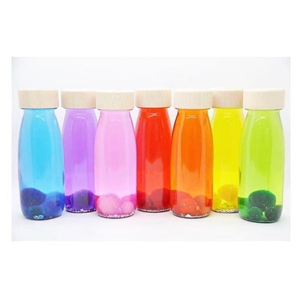 Botellas sensoriales Montessori | Juguetes ecológicos para bebés