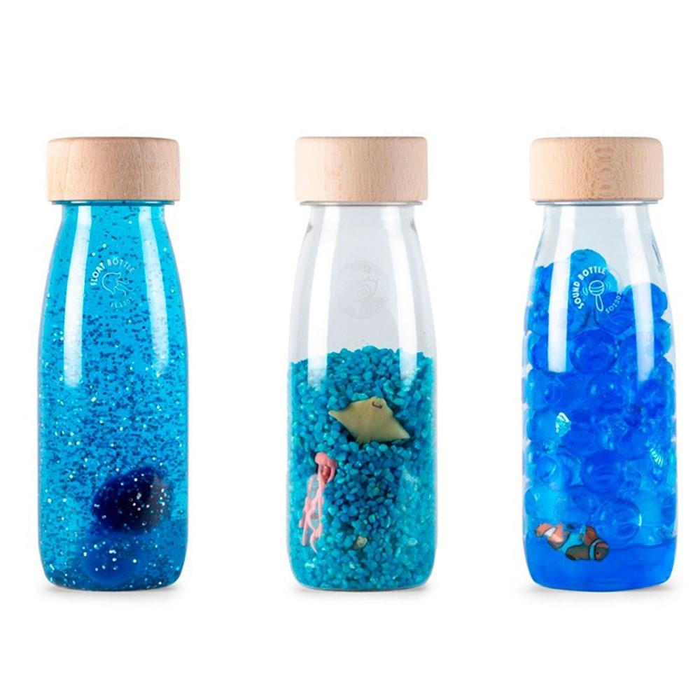 Botellas sensoriales Montessori | Juguetes ecológicos para bebés