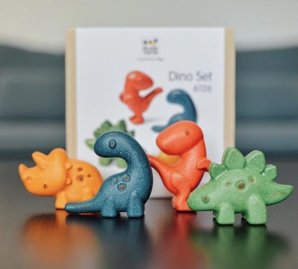 Dinos set de madera | Plantoys | Kamchatka Magic Toys