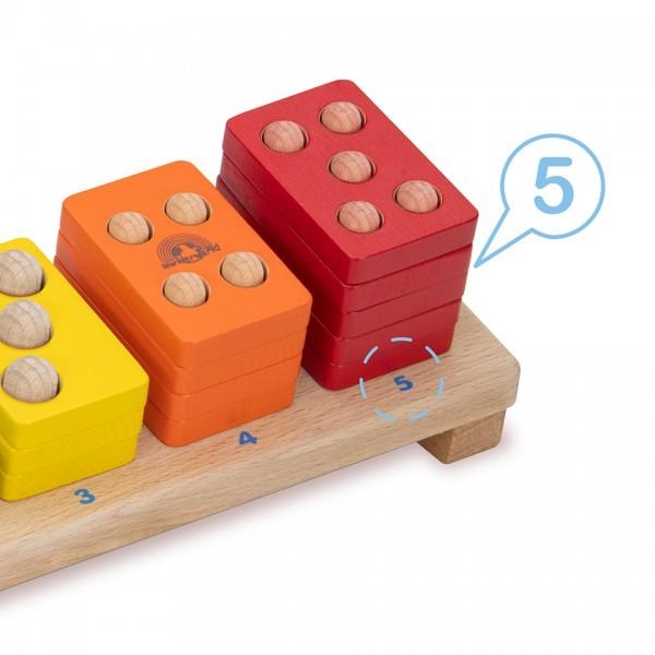 Apilable con números | Juguetes Montessori | KamchatkaToys