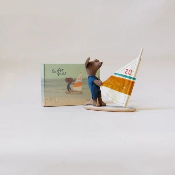 Surfer Little Brother Mouse | Maileg | Kamchatka Magic Toys