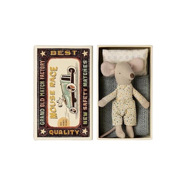 Little Brother Mouse in MatchBox SS|24 | Maileg | Kamchatkatoys