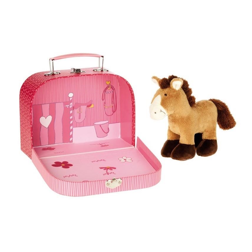 Caballo de peluche en maleta | Sigikid | Kamchatka Magic Toys