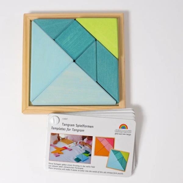 Tangram Turquesa | Grimms | Kamchatka Magic Toys