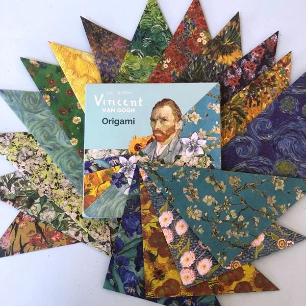 Papel de Origami Van Gogh | Actividades creativas para niños