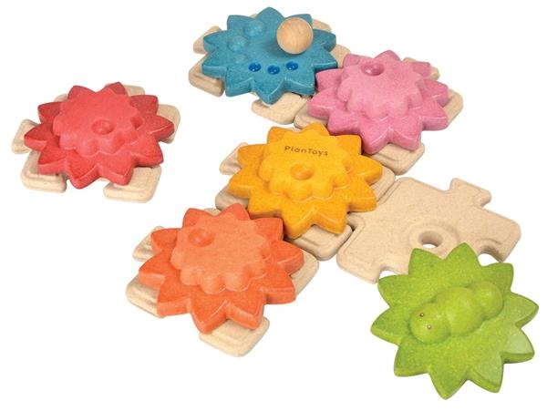 GEARS & PUZZLES  BÁSICO | PLAN5634 | Juguetes de madera ecológicos, educativos y originales