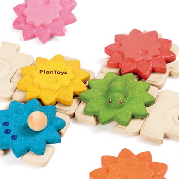 GEARS & PUZZLES  BÁSICO | PLAN5634 | Juguetes de madera ecológicos, educativos y originales