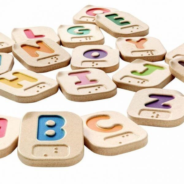 ALFABETO BRAILLE A-Z | PLAN5671 | Juguetes de madera ecológicos, educativos y originales