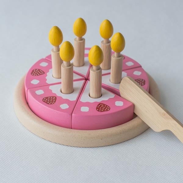 Tarta de madera | Juguete Montessori | Kamchatka Magic Toys