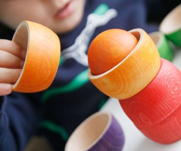 BOLAS Y CUENCOS | GRA-15105 | Juguetes de madera ecológicos, educativos y originales